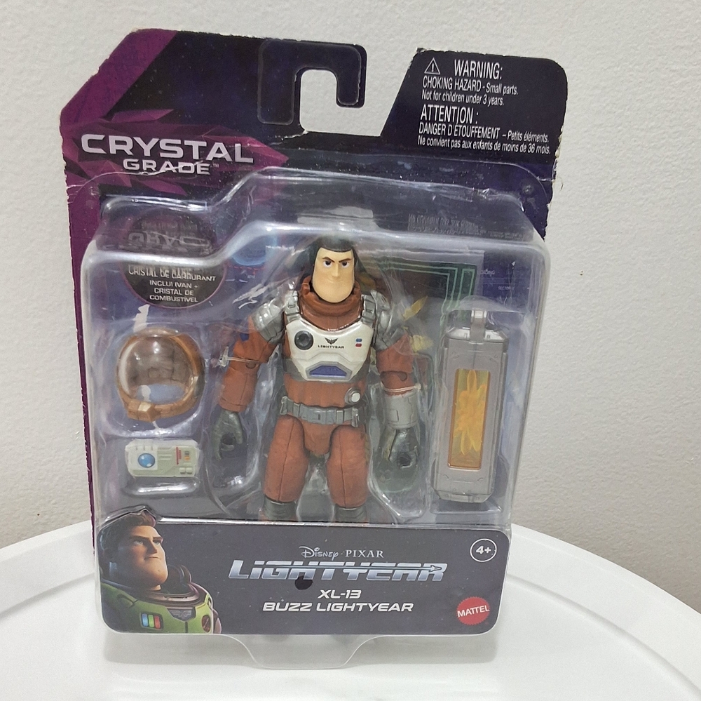 Disney Pixar Crystal Grade XL-13 Buzz Lightyear Astronaut Figure W/ Space Helmet